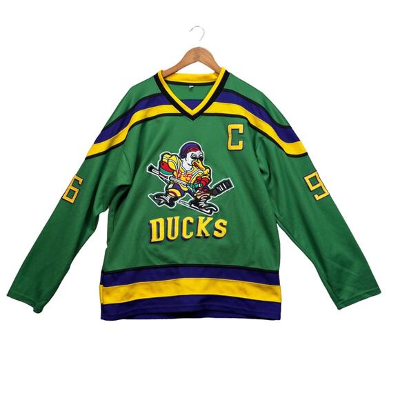 Vintage Anaheim Mighty Ducks # 96 Charlie Conway NHL Hockey Men’s Jersey sz M - Picture 1 of 9